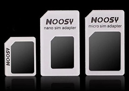 Noosy: Nano ve Micro Sim Kart Adaptörü (1243)