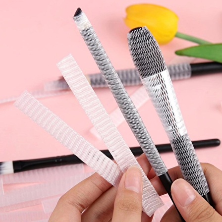 Makyaj Far Allık Kontür Eyeliner Fırça Malzemeleri Ürünleri Koruyucu File Kapak Örgü Kılıf Set 20li (1243)