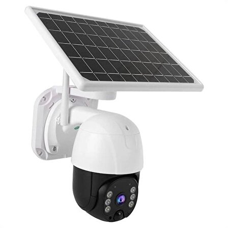 Solar Panelli Su Geçirmez Gece Görüş Destekli Wifi Bağlantılı Güvenlik Kamerası (1243)