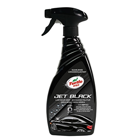 Turtle Wax Hibrid Jet Black Siyah Sprey Cila Siyah 500 Ml