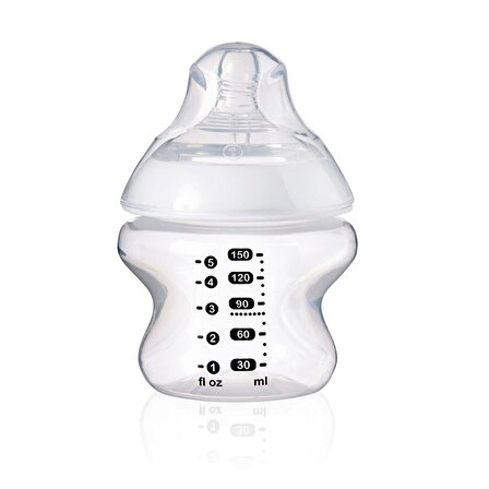 Tommee Tippee 1x150 ml PP Closer to Nature Biberon Beyaz