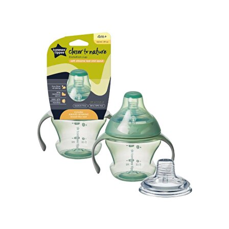 Tommee Tippee Damlatmaz Eğitici Bardak - 150 ML - Yeşil