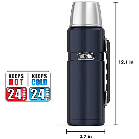 Thermos SK 2020 Stainless King X Large Midnight Blue 2 Litre