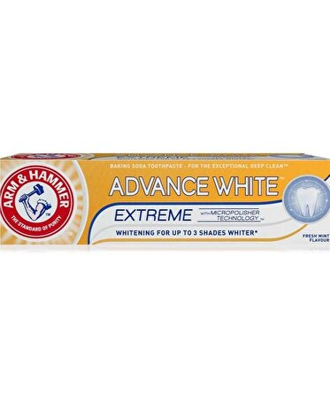 Arm&Hammer Advance White Extreme Karbonat Aromalı Beyazlatma Diş Macunu 75 ml 