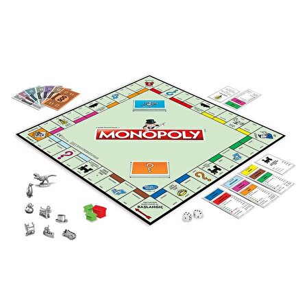 Monopoly Emlak Ticaret Oyunu C1009 Lisanslı Ürün