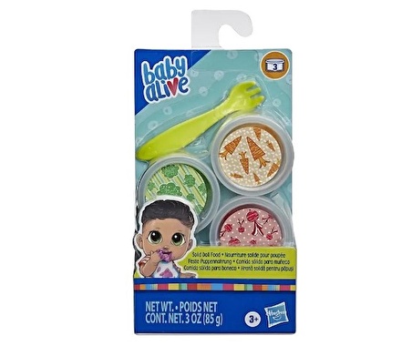 Hasbro HS-E9120 Baby Alıve Yedek Katı Mama Paketi