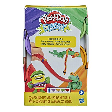 E6967 Play-Doh Elastik 4'lü Hamur / +2 yaş