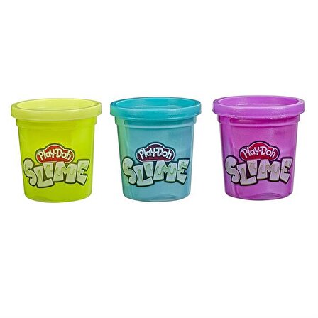 Play-Doh Slime 3'Lü Hamur E8789-E8809 Lisanslı Ürün