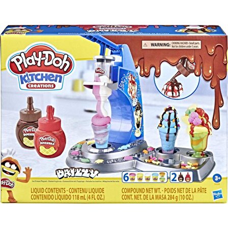 Play-Doh Renkli Dondurma Dükkanım - E6688 Lisanslı Ürün