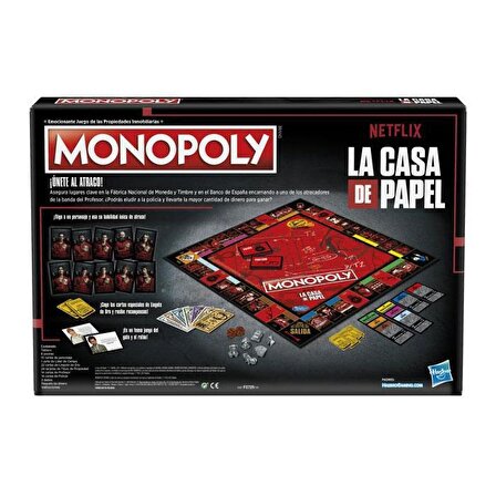 Monopoly La Casa De Papel F2725 Lisanslı Ürün