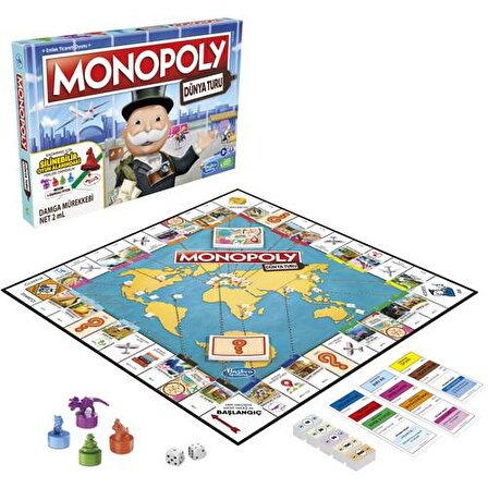 Monopoly Dünya Turu F4007 Lisanslı Ürün
