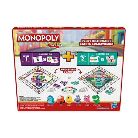 Monopoly Junior 2 in 1 F8562 Lisanslı Ürün