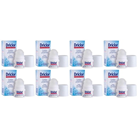 Driclor Antiperspirant Roll On 20 ml 8 li Paket