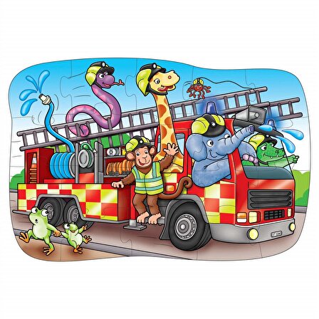 Orchard Big Fire Engine 3 - 6 Yaş Büyük Boy Puzzle 20 Parça