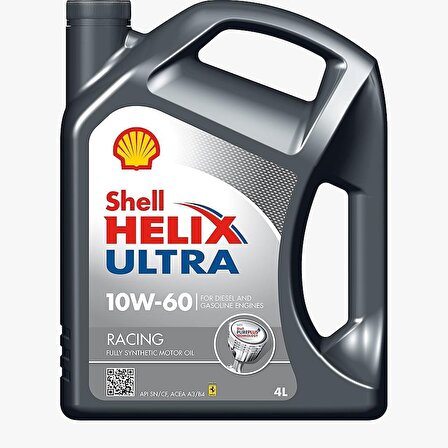 Shell Helix Ultra Racing 10W-60 Tam Sentetik 4 lt Benzin-Dizel Motor Yağı Üretim:2021 