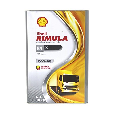 Shell Rimula R4 X 15W-40 16 LT Ağır Hizmet Dizel Motor Yağı