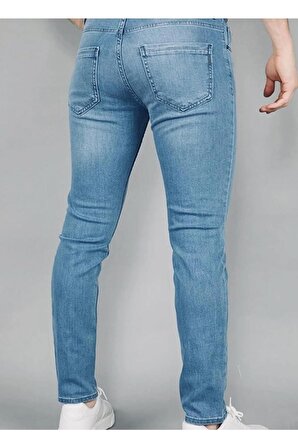 Erkek Slimfit Denim Jeans Pantolon