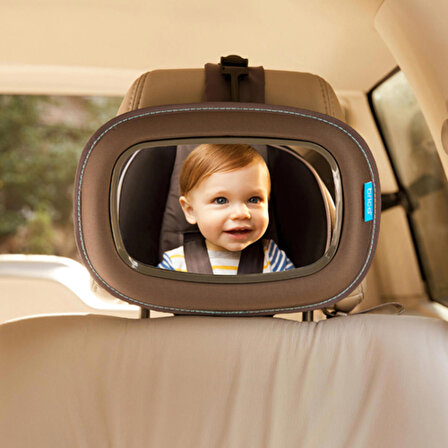Munchkin Mega Araba Bebek Görüş Aynası, Gri, 1 adet 1 adet,