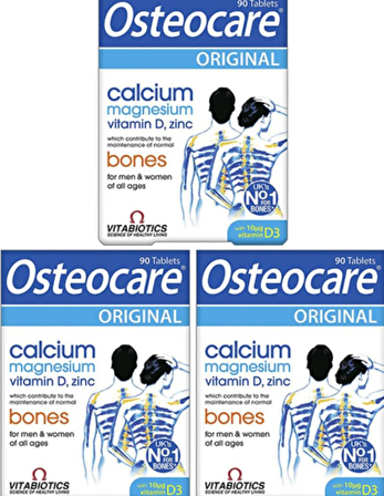 Vitabiotics Osteocare Orginal 90 Tablet x 3 Adet