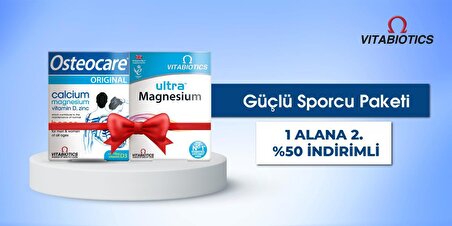 Osteocare 90 Tablet + Ultra Magnezyum - Güçlü Sporcu Paketi