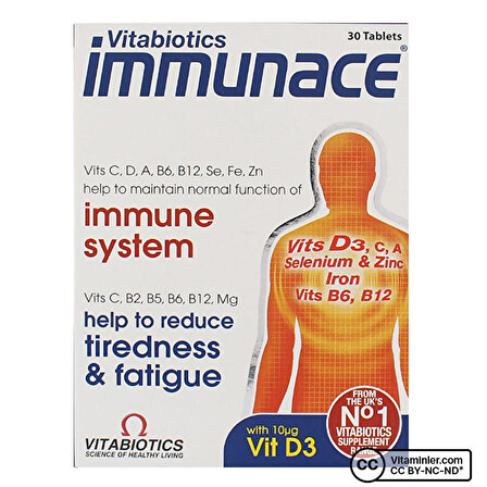Vitabiotics Immunace 30 Tablet - AROMASIZ