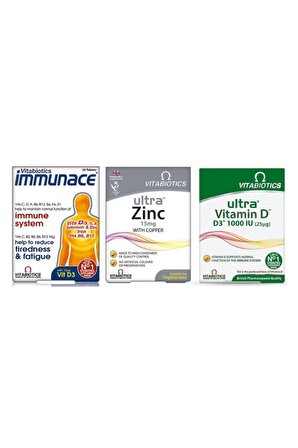 Immunace & Ultra Zinc & Ultra Vitamin D