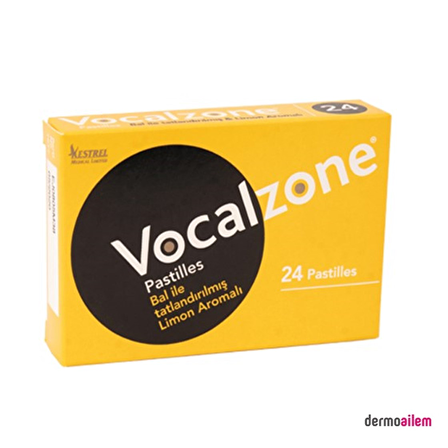 Vocalzone Bal Limon Pastil 24 Adet