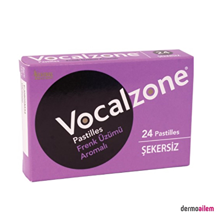 Vocalzone Frenk Üzümü Pastil 24 Adet