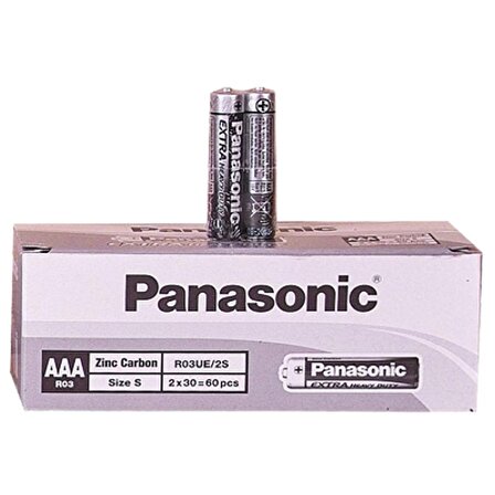 Panasonic İnce Pil AAA 2 Lİ 
