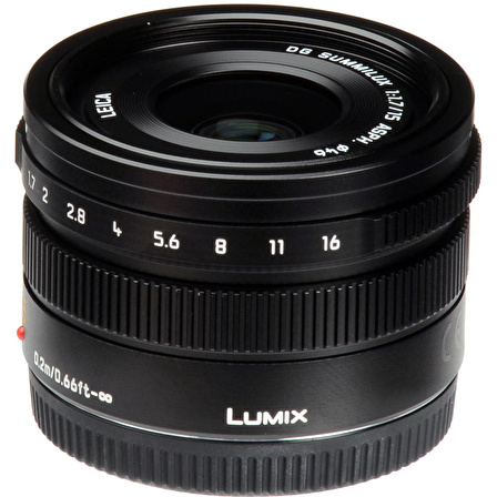 Panasonic Leica DG Summilux 15mm f/1.7 ASPH. Lens