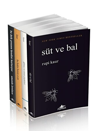 Şiir Kitapları Takım Set 4 Kitap - Rupi Kaur & Amanda Lovelace