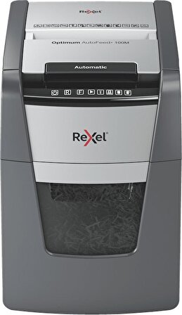 Rexel Optimum Autofeed+ 100M Mikro Kesim Otomatik Evrak İmha Makinesi