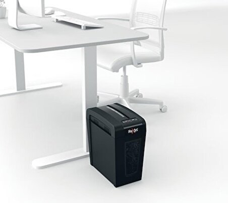 Rexel Secure X8-Sl Sessiz Çalışma - Fısıltı Modunda Çalışma Çapraz Kesim Evrak İmha Makinesi Siyah