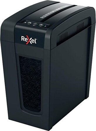 Rexel Secure X8-Sl Sessiz Çalışma - Fısıltı Modunda Çalışma Çapraz Kesim Evrak İmha Makinesi Siyah
