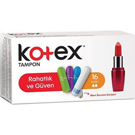 Kotex Tampon Mini 16'lı 2'li Set