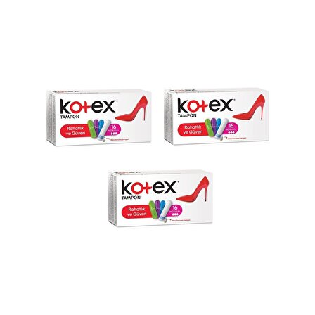 Kotex Tampon - Normal 16'lı 3 Adet