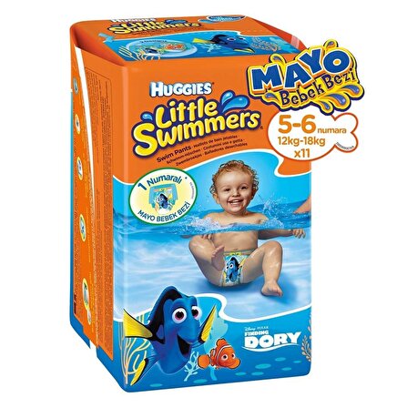 Huggies Little Swimmers Mayo Bebek Bezi M-L 11'li 12-18 Kg