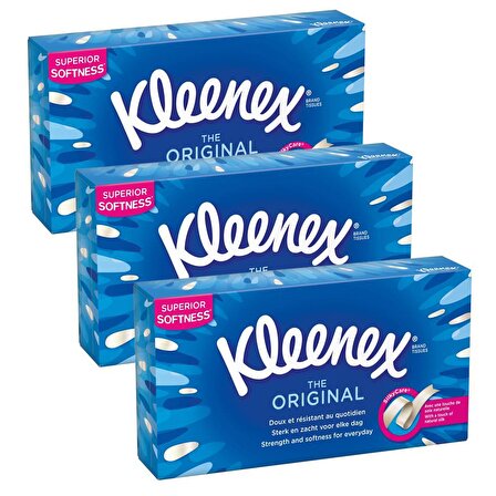 Kleenex Original Kutu Mendil 80li 3 Paket
