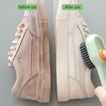 Ayakkabı Fırçası Deterjan Hazneli Ayakkabı,Bot Temizleme Yıkama Fırçası