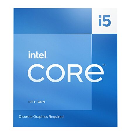 Intel Core i5-13400F 2.5 GHz (4.6GHz Max) 20MB LGA1700P 65W Tray İşlemci