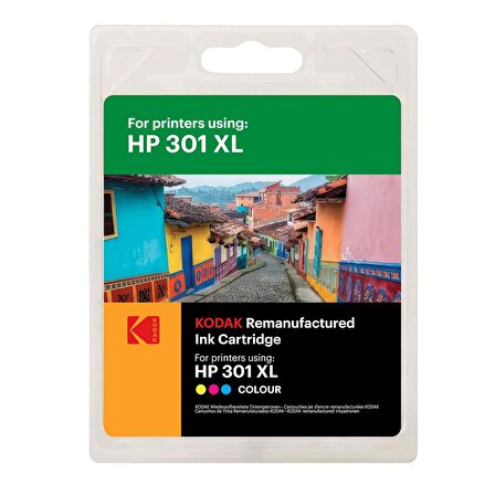 Kodak HP301 HP Renkli  Mürekkep Kartuşu