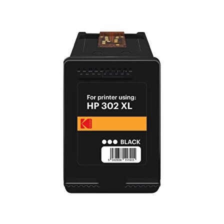 Kodak HP302 HP Siyah  Mürekkep Kartuşu