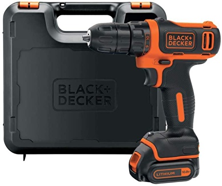 BLACK DECKER BDCDD12K 10.8 V 1.5 AH DARBESİZ LI-ON AKÜLÜ VİDALAMA