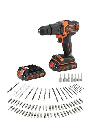 Black&Decker BDCHD18BAFC 1.5 Ah Çift Akülü Darbeli Vidalama Makinesi