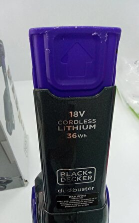 (OUTLET) Black+Decker BHHV520BFP-QW 18 V Pet Başlıklı Şarjlı Süpürge