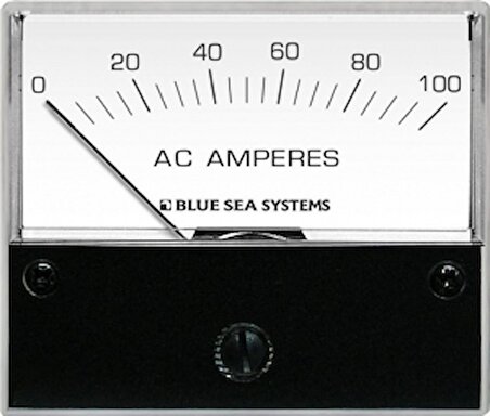 Marintek AC Ampermetre 0-100 A 60x71 mm
