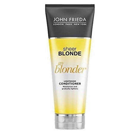 John Frieda Sheer Blonde Go Blonder Ton Açıcı Sarı Saçlar İçin Bakım Yapan Saç Kremi 250 ml