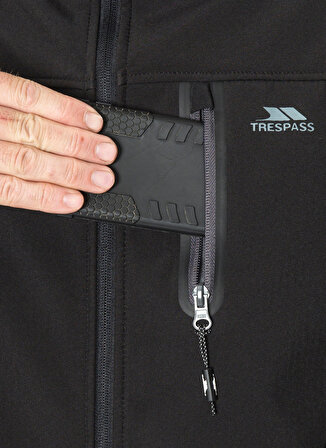 Trespass Siyah Kapüşonlu Ceket MAJKSSM20007