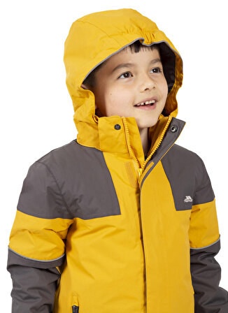 Trespass Sarı Erkek Çocuk Mont UNLOCK - MALE RAIN JKT TP50
