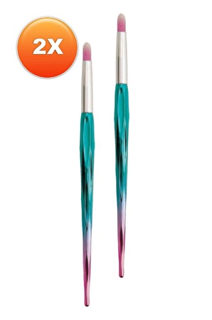 Avon Rainbow Göz Farı Fırçası İkili Set